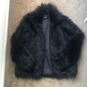Faux fur jacket